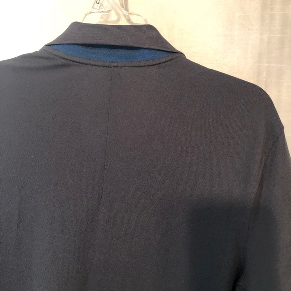 NWOT Lululemon Golf Shirt Mens Med Dark Grey and Teal Trim - Picture 7 of 11